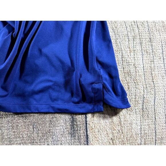 Nike Golf Dri Fit Blue White Polo Shirt Men's Medium Dri-Fit Golfing - Picture 5 of 9